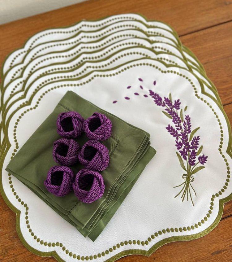 Jogo Americano Impermeável - Lavanda