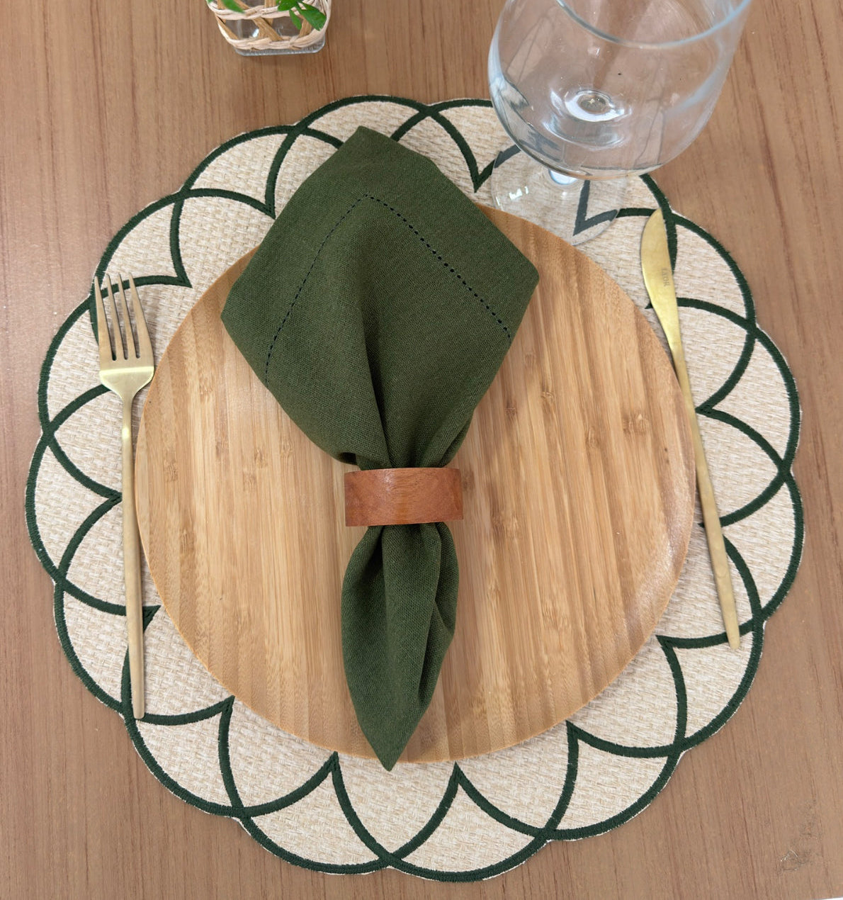Lugar Americano Celebration Verde