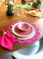 Lugar Americano Olive Pink