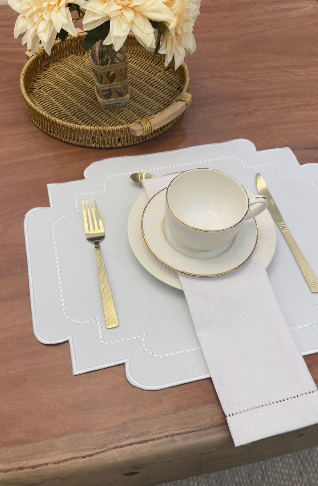 Lugar Americano Classic Branco