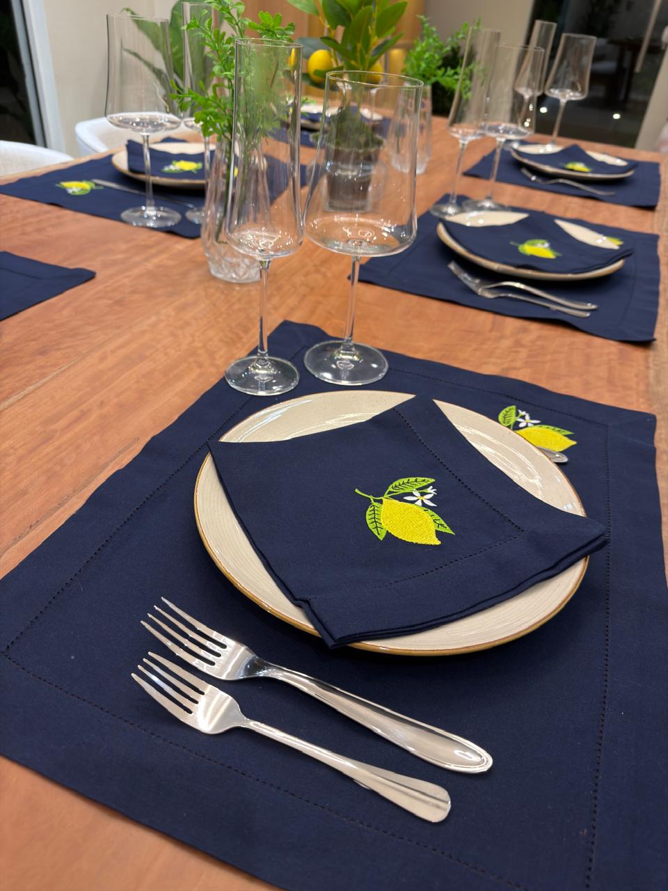 Lugar Americano Essenza di Limone Blu