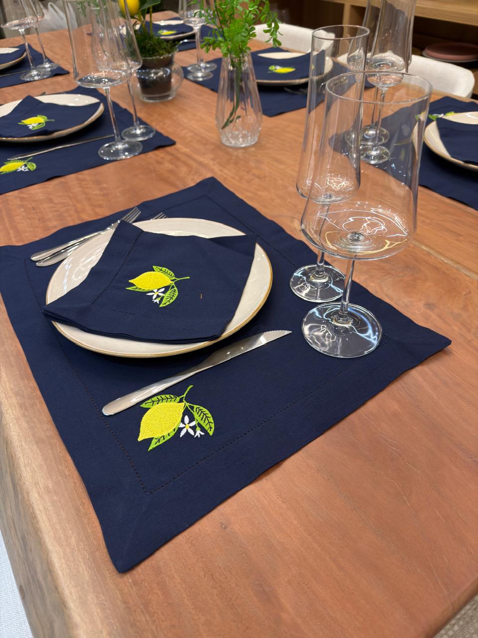 Lugar Americano Essenza di Limone Blu