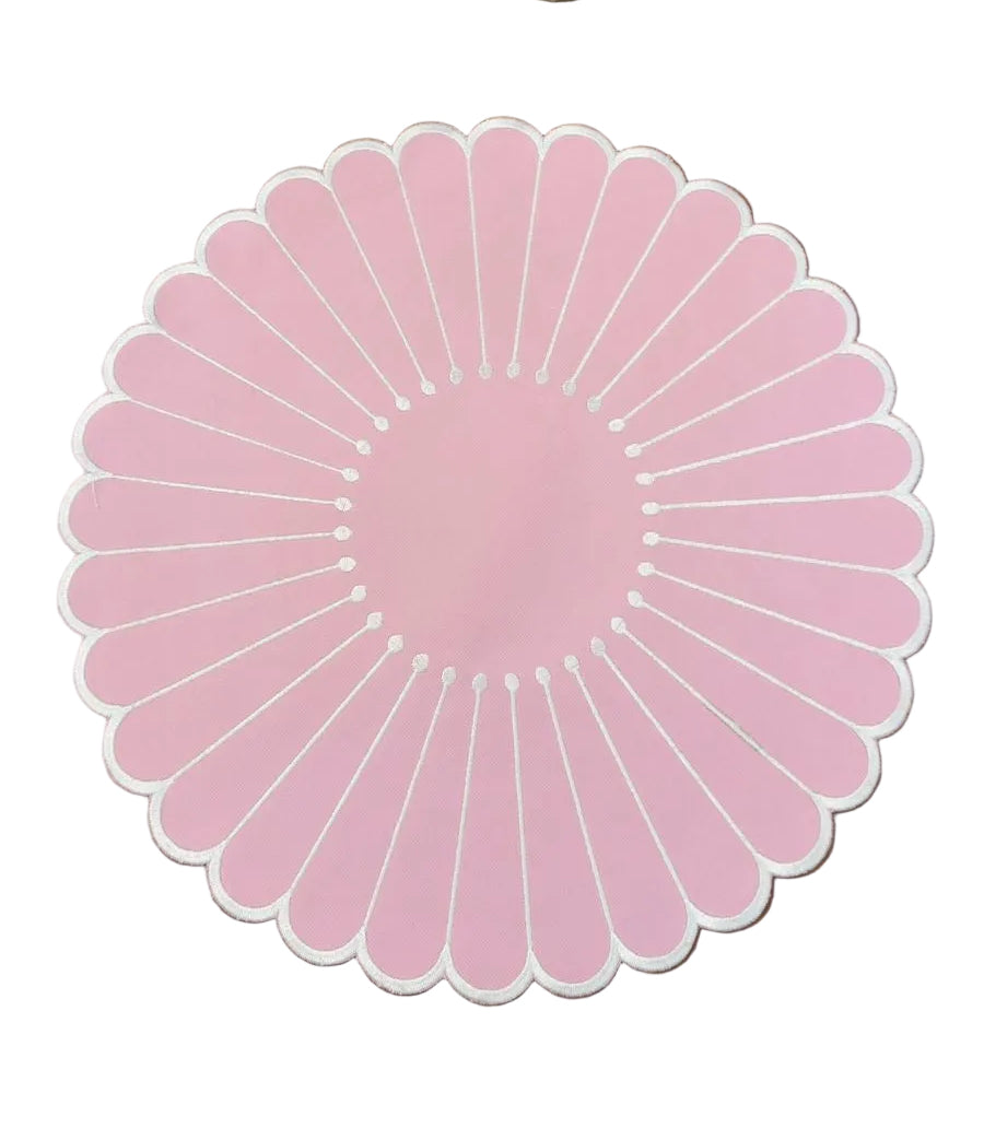Lugar Americano Florata Rosa