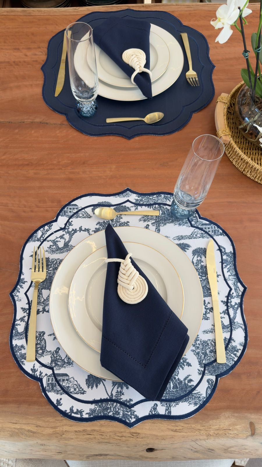 Lugar Americano Toile de Jouy