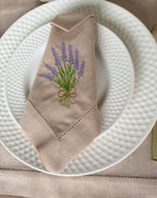 Guardanapo Bordado Lavanda
