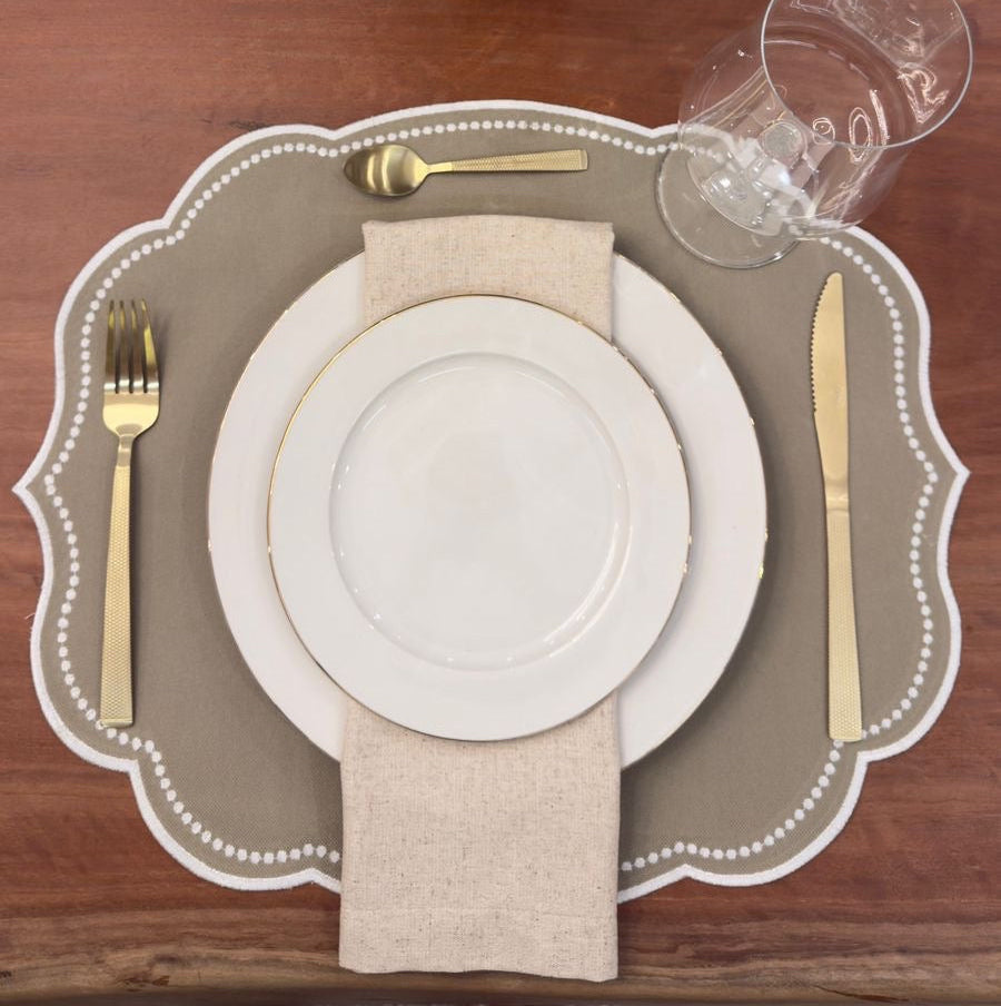 Lugar Americano Essence Bege