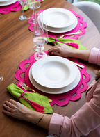 Lugar Americano Olive Pink