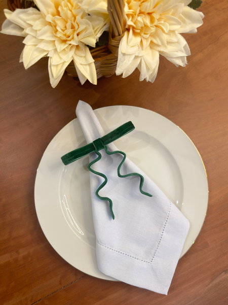 Porta Guardanapo Laço Verde Bandeira