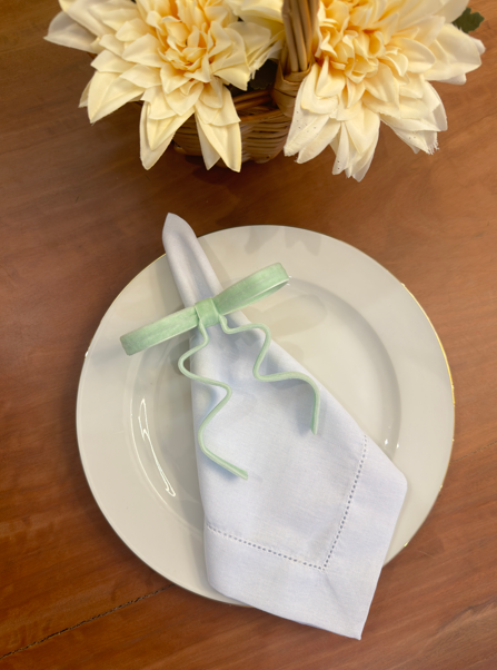 Porta Guardanapo Laço Verde