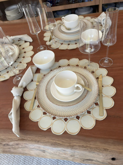 Lugar Americano Esfera Off White