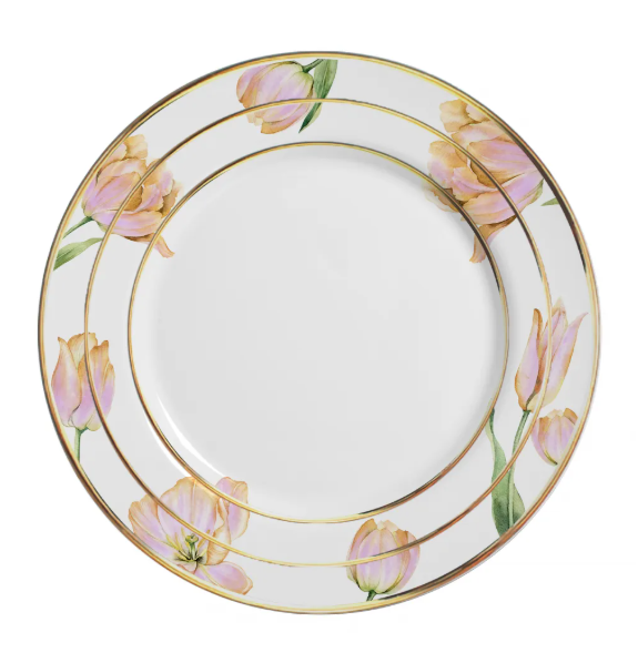 Xícara c/ Pires Borda Ouro Fiore