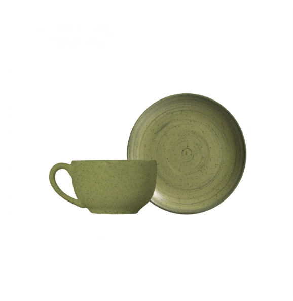 Xícara de Chá c/ Pires Olive