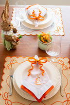 Lugar Americano Laço Laranja