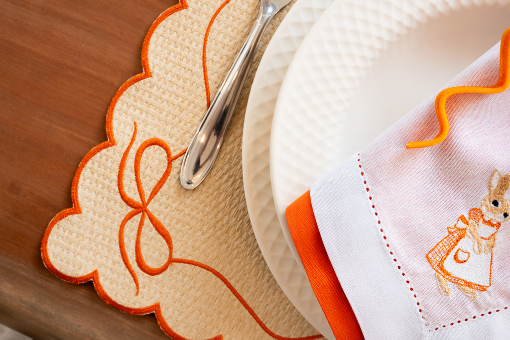 Lugar Americano Laço Laranja