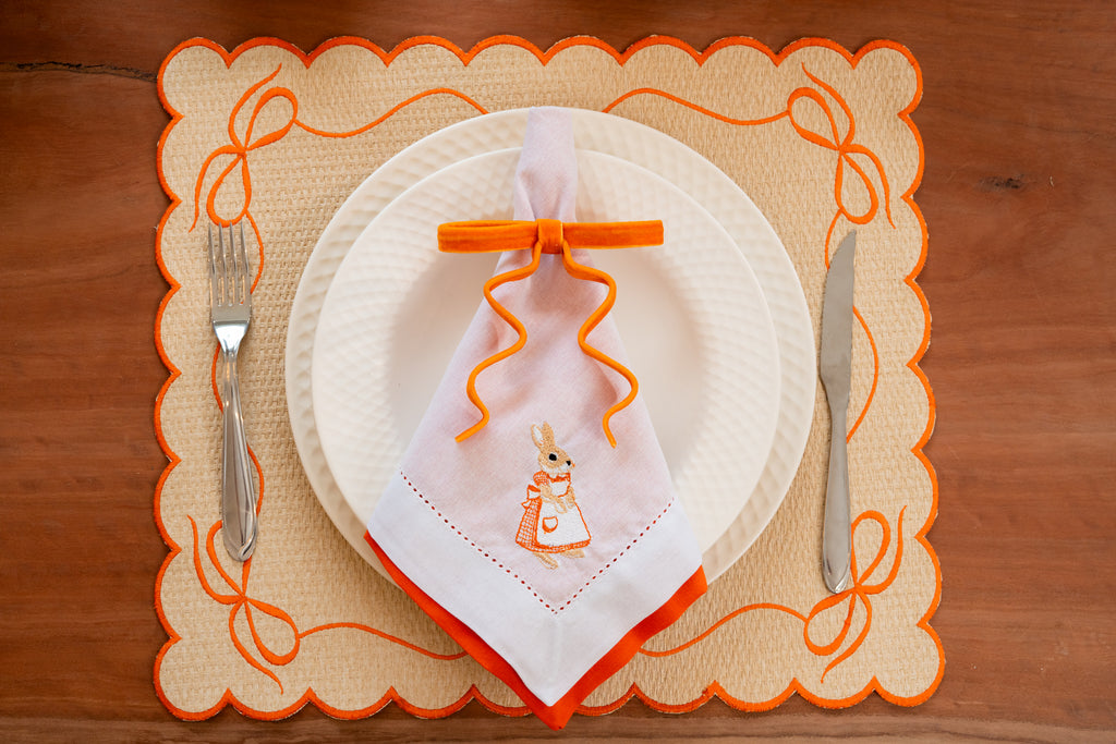 Lugar Americano Laço Laranja