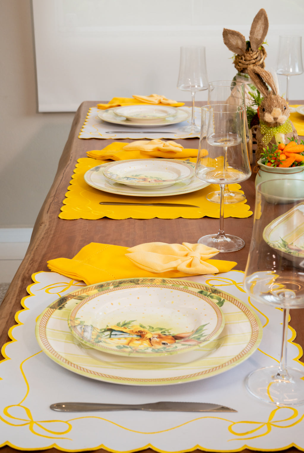 Lugar Americano Laço Amarelo