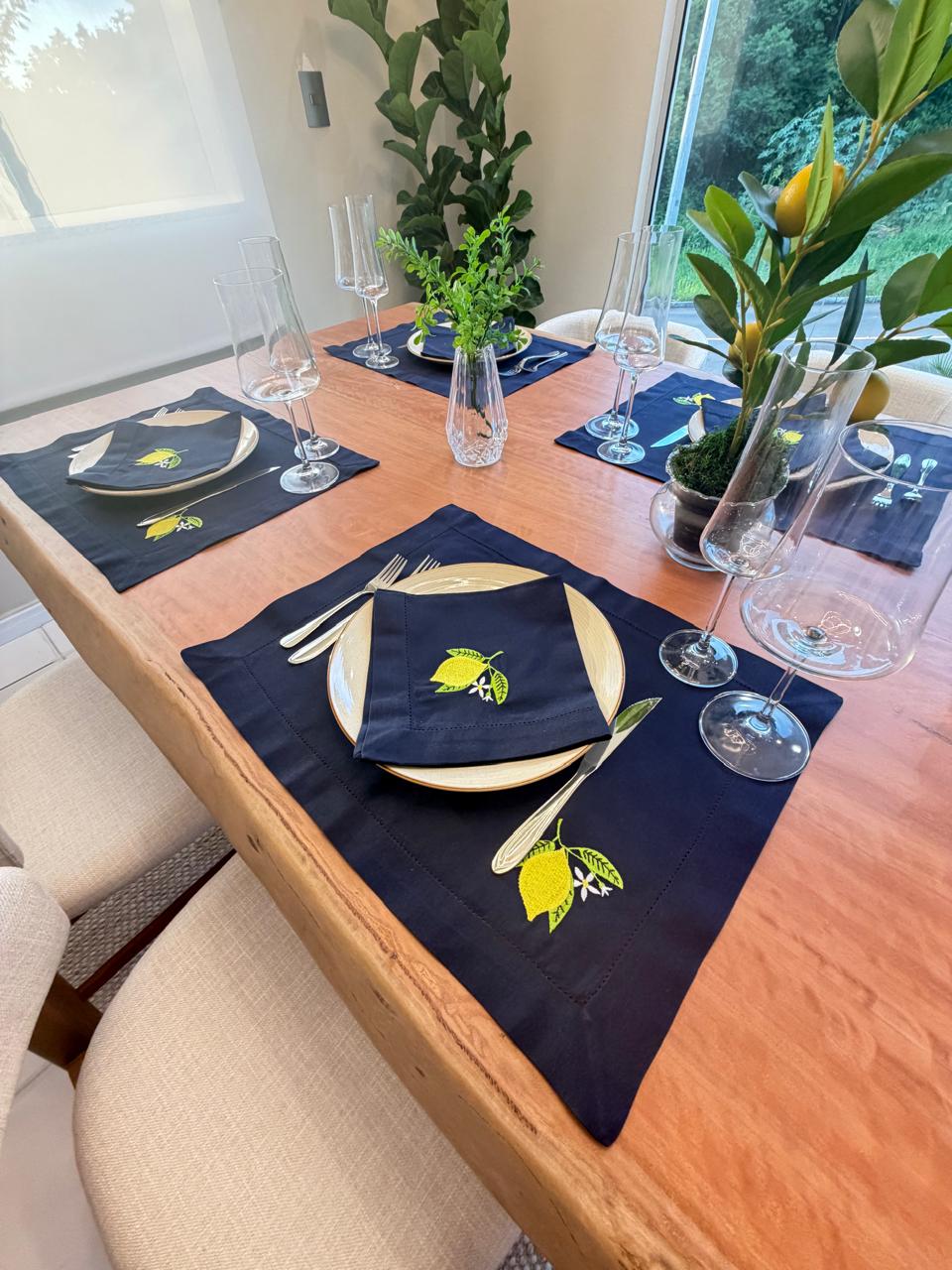 Lugar Americano Essenza di Limone Blu