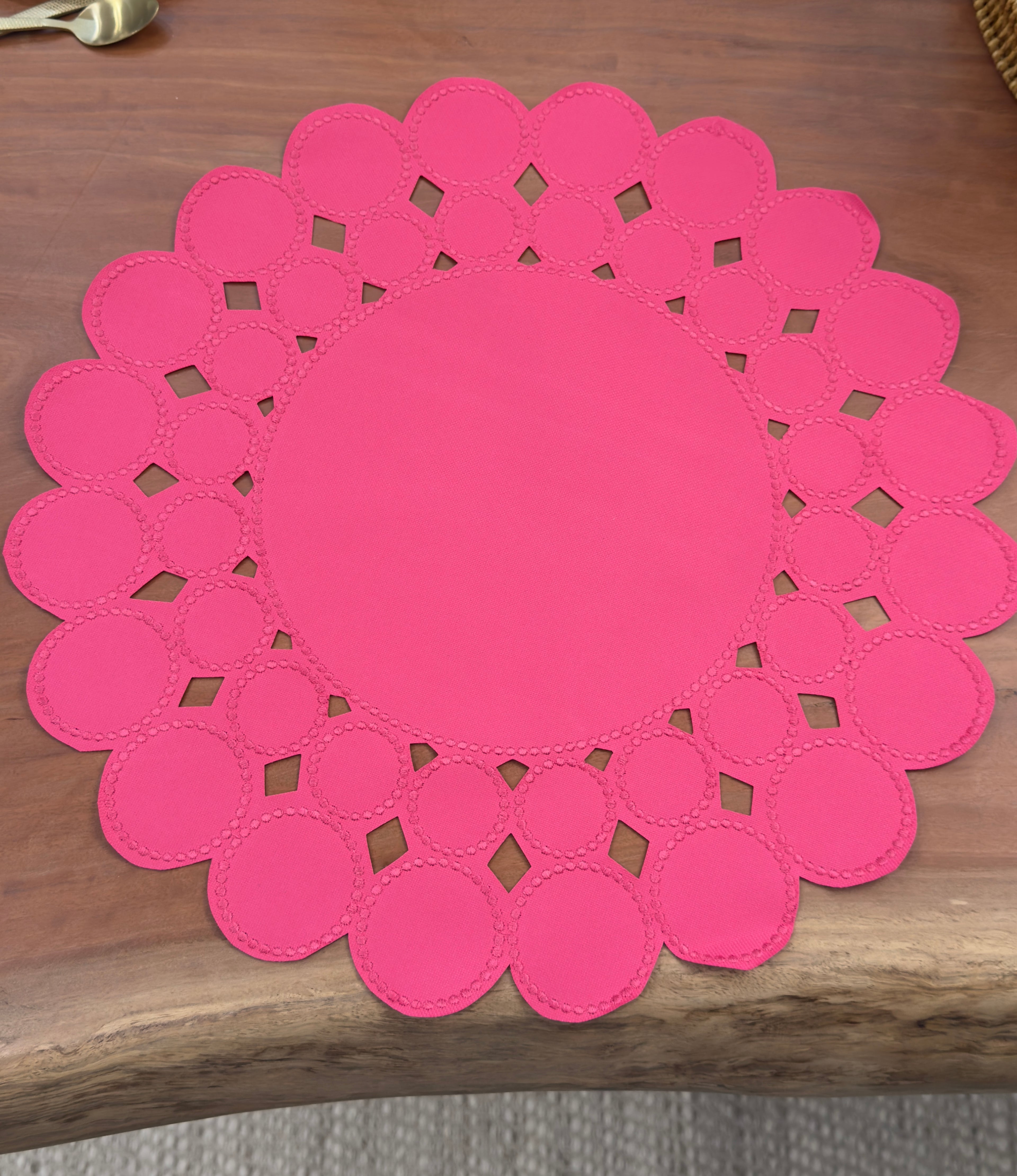 Lugar Americano Esfera Pink