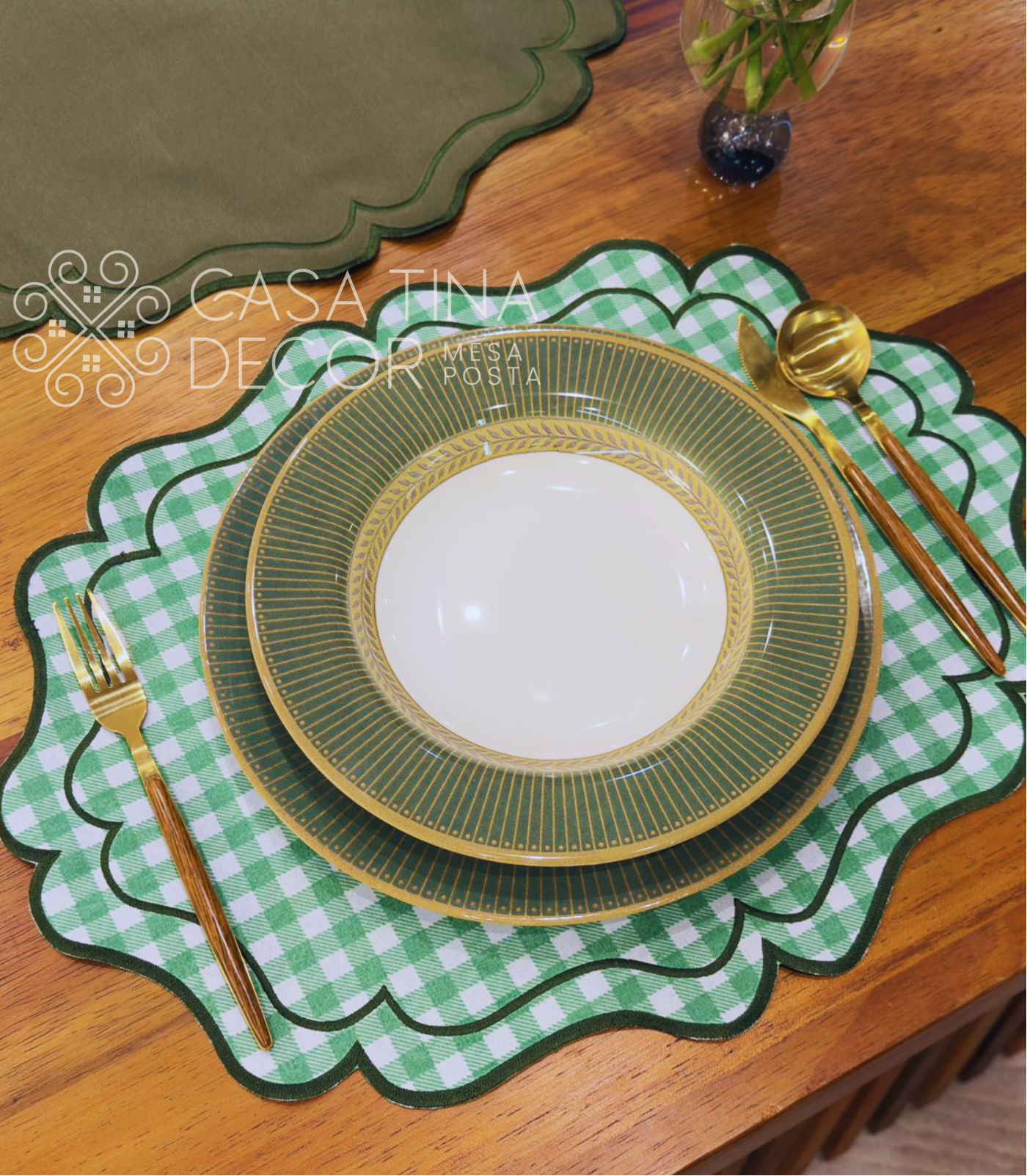Lugar Americano Moss Green