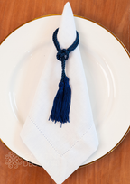 Porta Guardanapo Tassel Azul Marinho