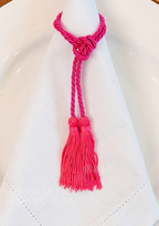 Porta Guardanapo Tassel Pink