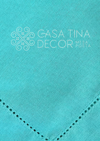 Guardanapo de Linho Turquesa