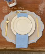 Lugar Americano Twist Azul