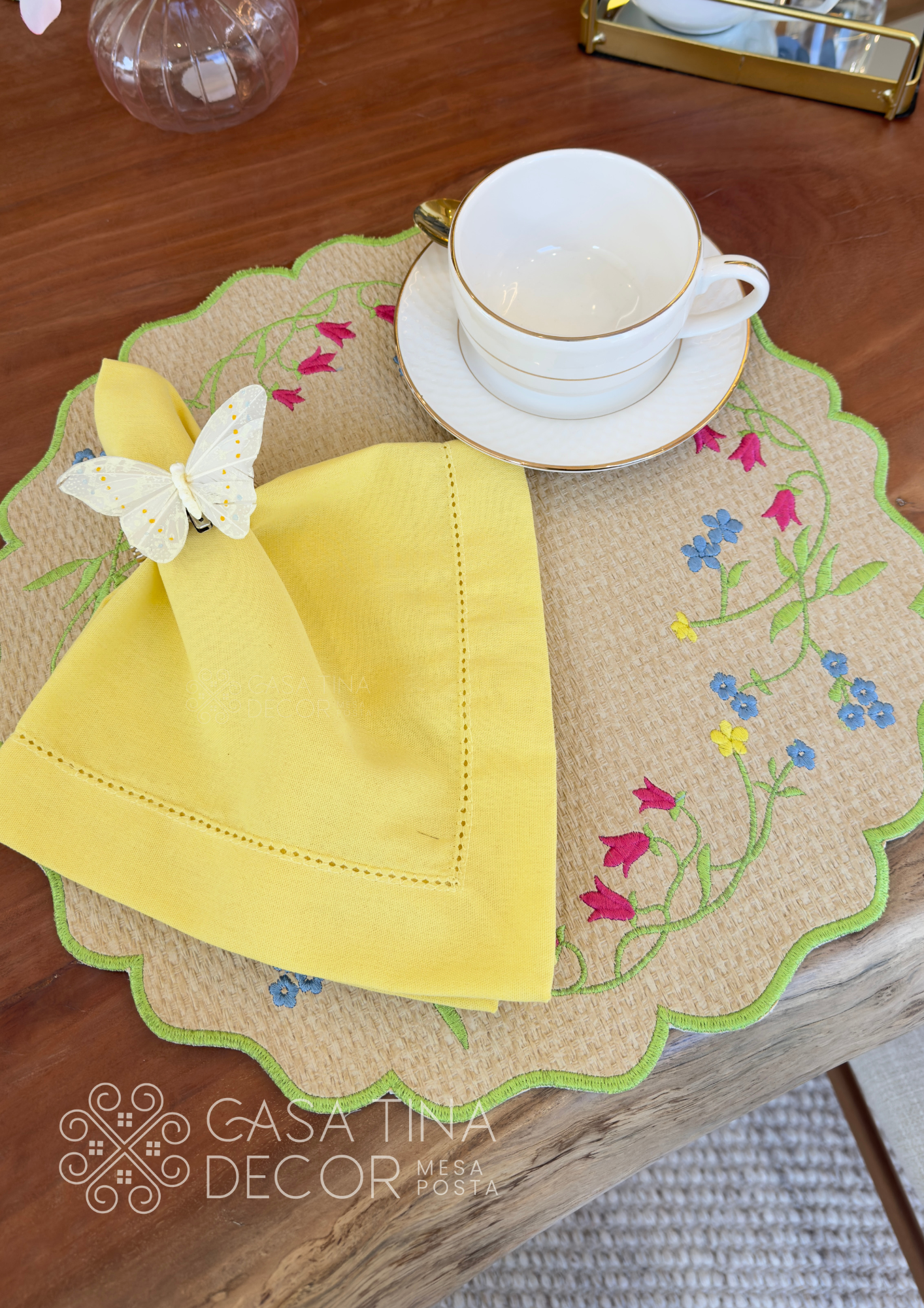 Kit Mesa Posta Dolce Jardim