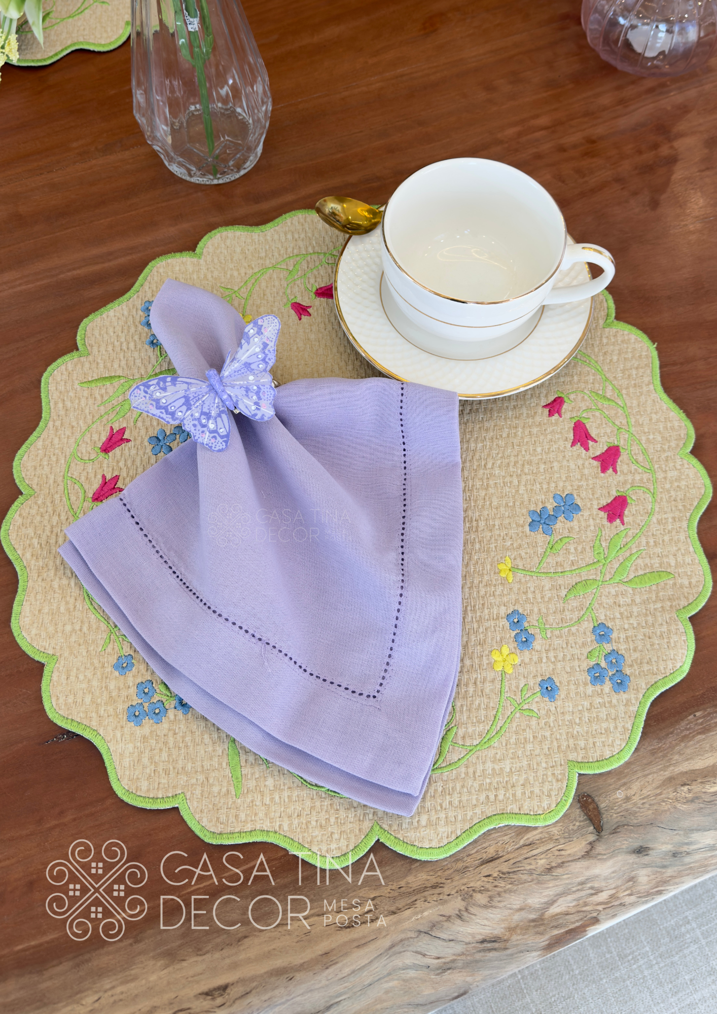 Kit Mesa Posta Dolce Jardim