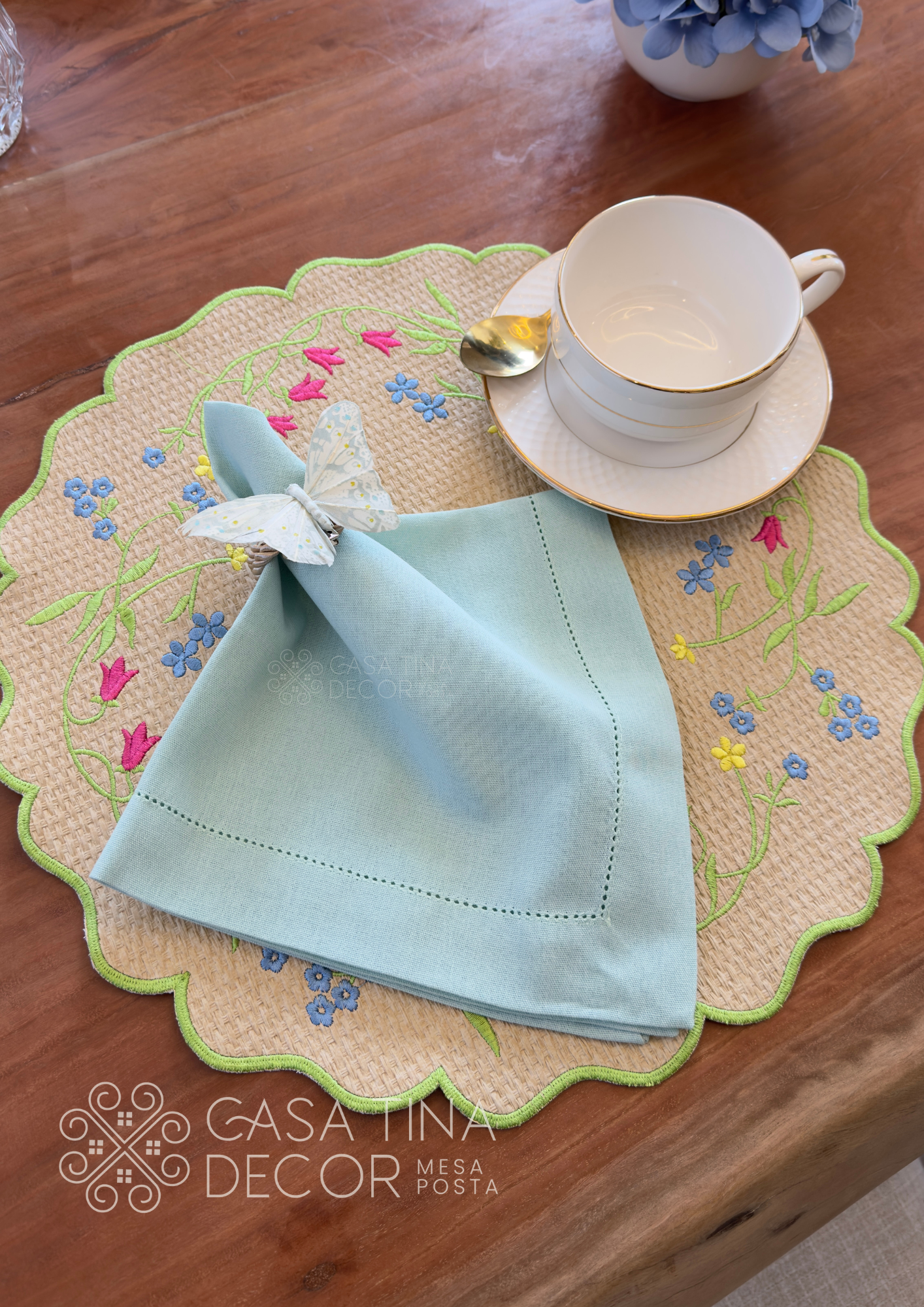 Kit Mesa Posta Dolce Jardim