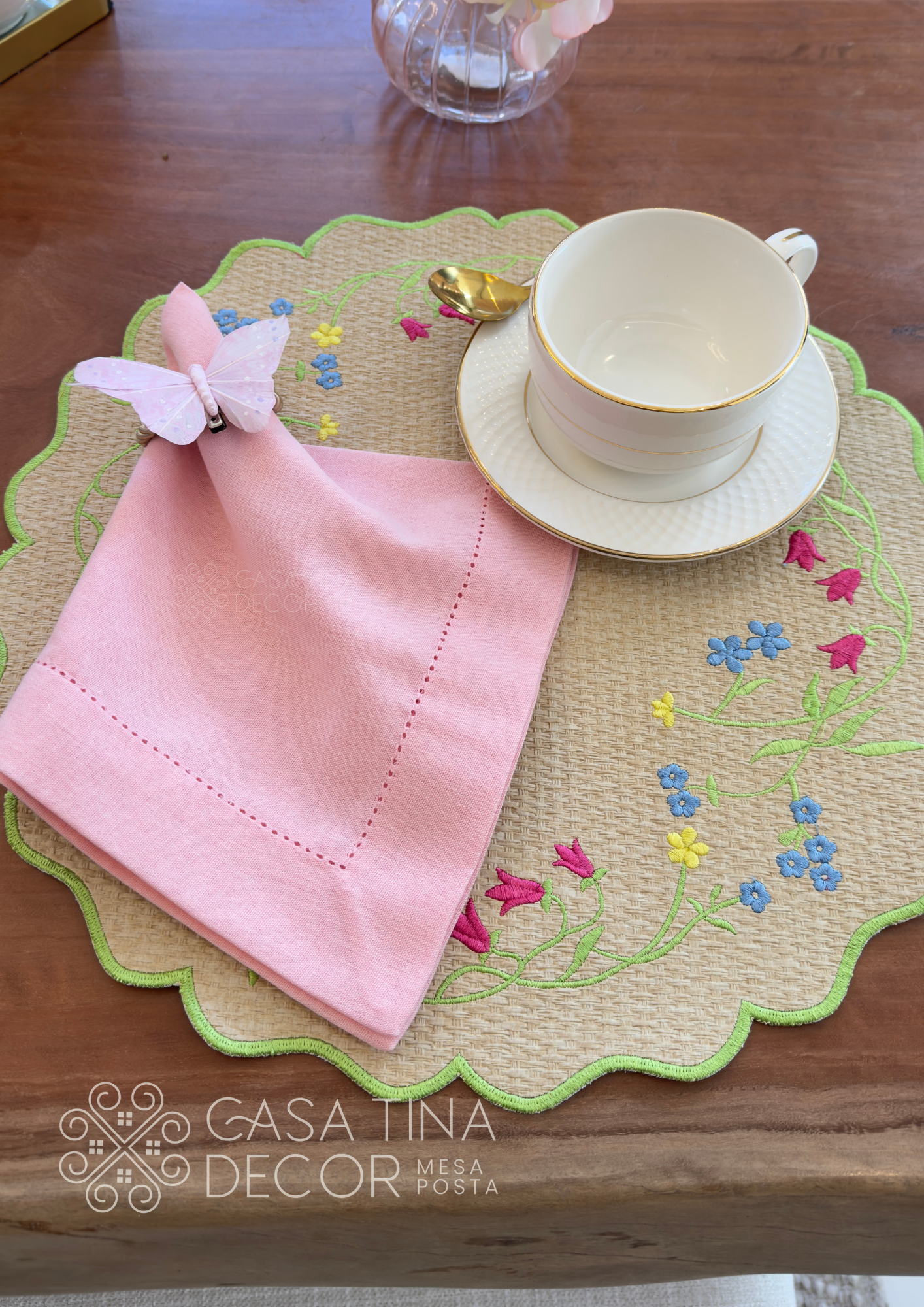 Kit Mesa Posta Dolce Jardim