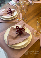 Lugar Americano de Linho Rosé