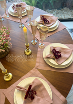 Lugar Americano de Linho Rosé