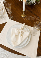 Lugar Americano de Linho Off White