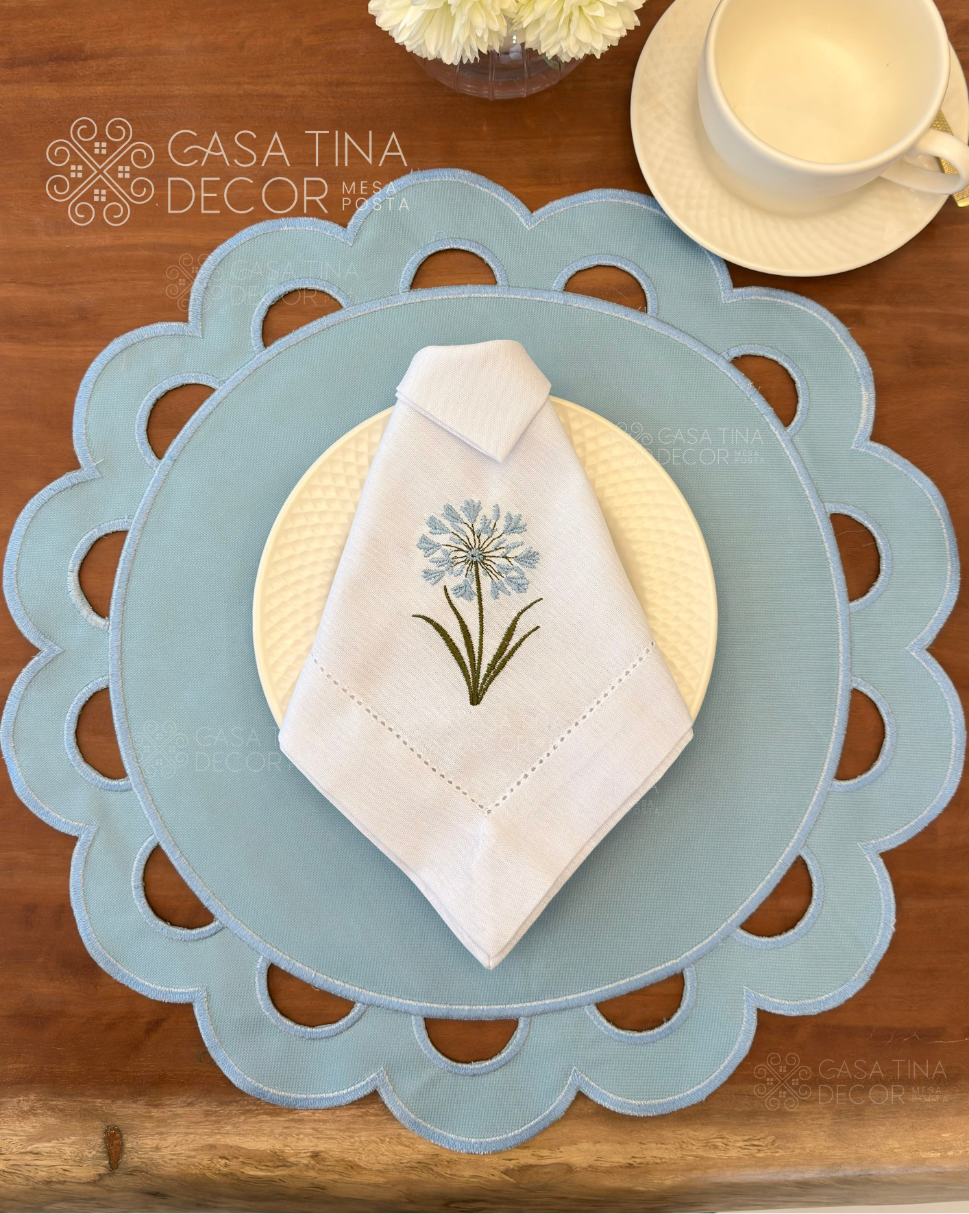 Kit Mesa Posta Jardim
