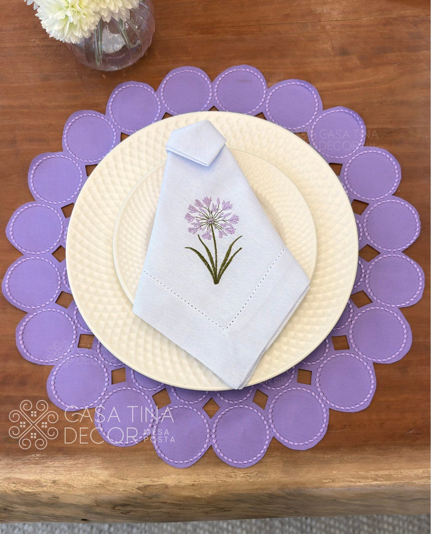 Kit Mesa Posta Jardim