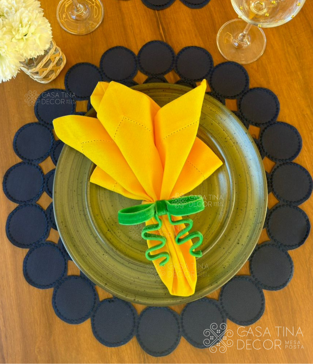 Kit Mesa Posta Brasil Azul