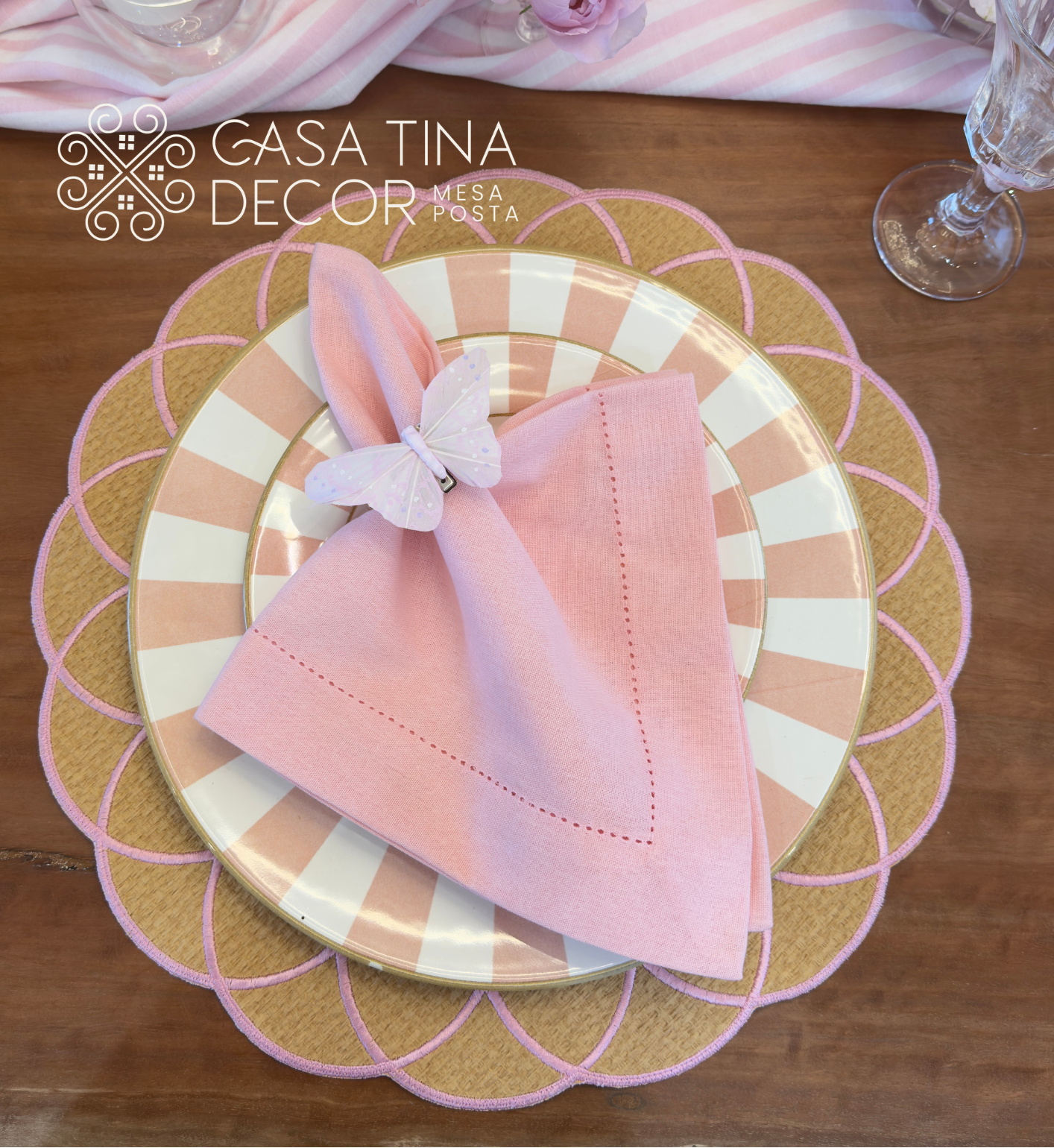 Lugar Americano Celebration Rosa