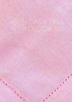 Guardanapo de Linho Rosa Claro