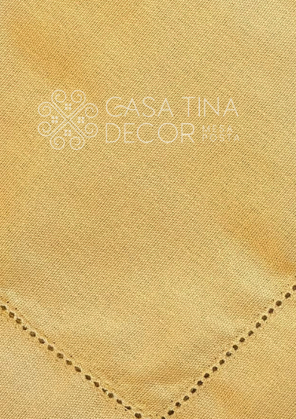 Guardanapo de Linho Dourado