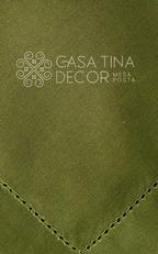 Guardanapo de Linho Verde Musgo