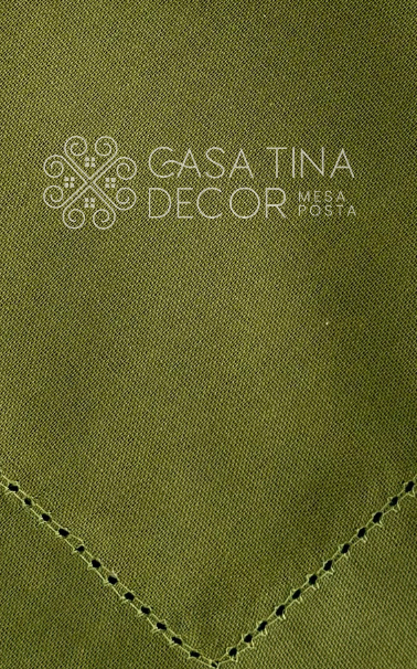 Guardanapo de Linho Verde Musgo