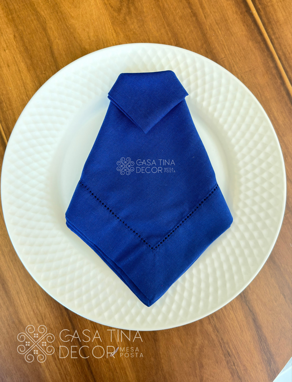 Guardanapo de Linho Azul Royal