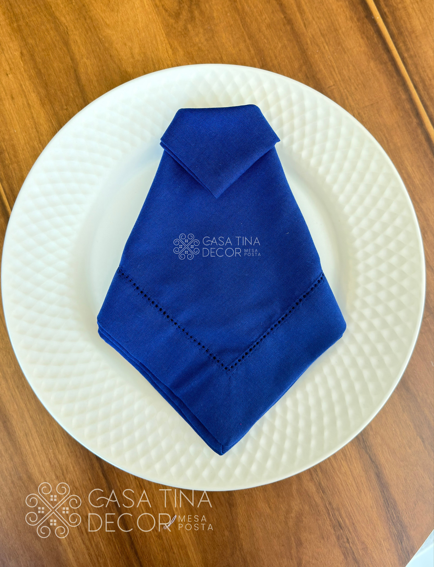 Guardanapo de Linho Azul Royal