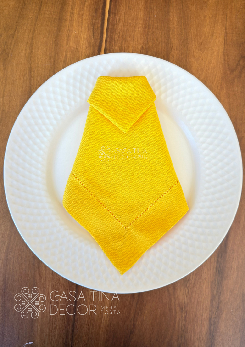 Guardanapo de Linho Amarelo Canário