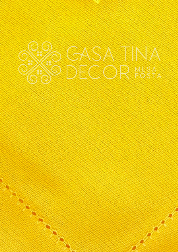 Guardanapo de Linho Amarelo Canário