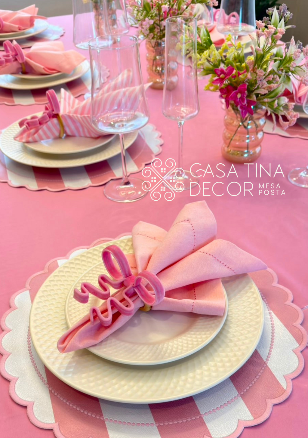 Lugar Americano Love Stripe