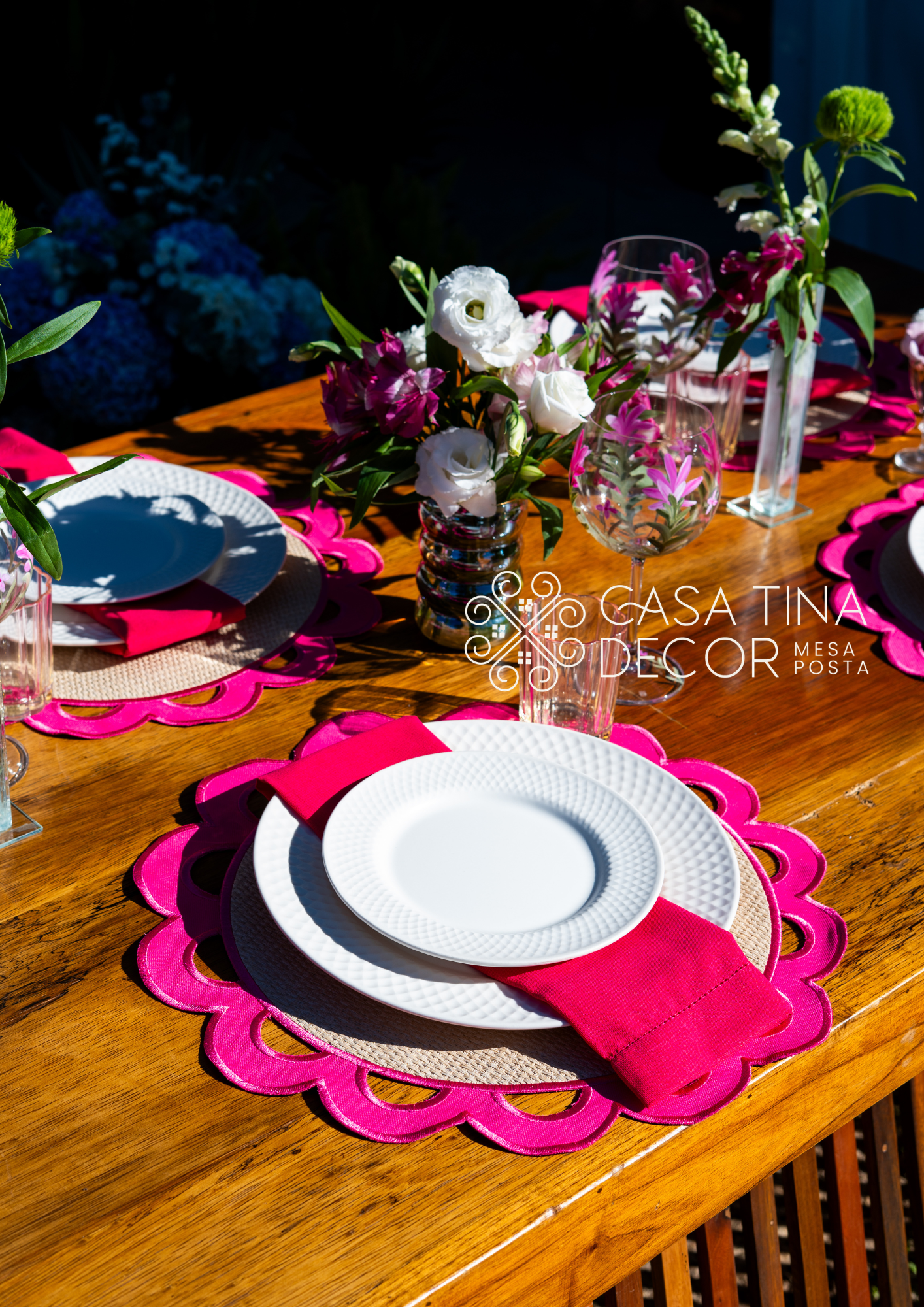 Lugar Americano Olive Pink
