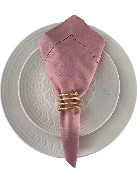 Guardanapo Linho Misto - Rosa Pó