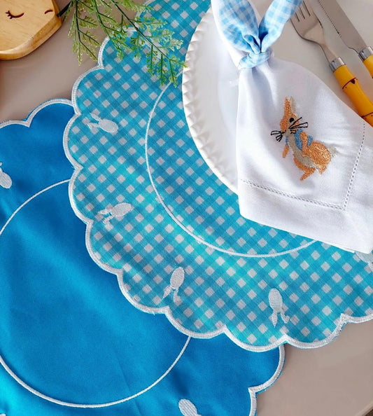 Kit Mesa Posta Páscoa - Azul